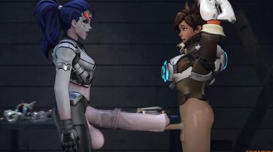 Tracer, X, Widowmaker, and a Futa-ed Feizaisfm