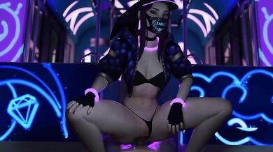 Anal Playtime with Akali, the Darkholestuff Cowgirl