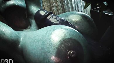 Liara and Samaras Tit Fuck in 3D - Ultra HD Porn Video