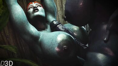 Liara and Samaras Tit Fuck in 3D - Ultra HD Porn Video