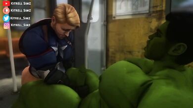 The Incredible Hulk loves Americas behind!