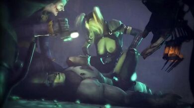 Harley Quinn Fucks Batman While Joker Films It - The Cunnysseur