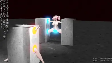This is what happened when Futanari Bremerton was playing in the warp hole