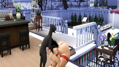 Thirsty Latina Seeks Dog Cock