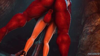 Red Devil Sneaks into Mai Shiranui’s Bedroom and Fucks Her Hard [26RSFM]