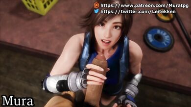 Asuka gets her face creampied by Mura from TPG in this sensual porn video!