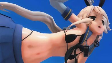 ------------------------------ Deep Blue Town Hentai MMD Porn Ver 3: Shimakaze Dreamheart