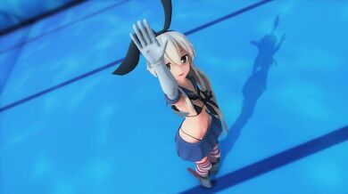 ------------------------------ Deep Blue Town Hentai MMD Porn Ver 3: Shimakaze Dreamheart