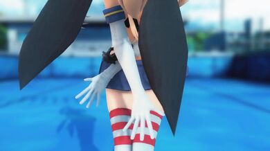 ------------------------------ Deep Blue Town Hentai MMD Porn Ver 3: Shimakaze Dreamheart