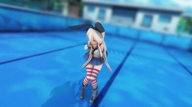 ------------------------------ Deep Blue Town Hentai MMD Porn Ver 3: Shimakaze Dreamheart