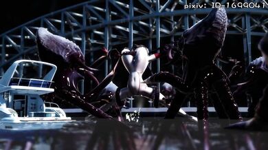 The Ultimate Battle of Tentacles vs the Superheroine!