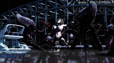 The Ultimate Battle of Tentacles vs the Superheroine!