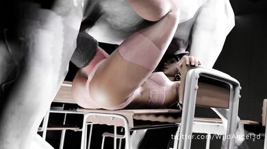 Watch Tifa Beauty fucking the table with a new angle in this hot porn video