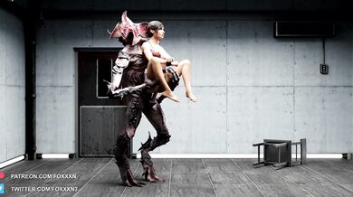 Ellie Langford gets possessed by Demogorgan and fucks the loop in an endless orgasmic ride