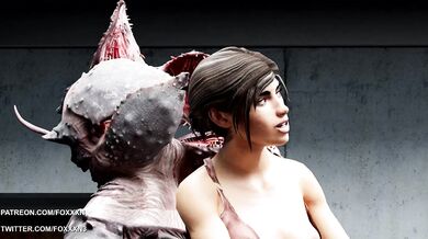 Ellie Langford gets possessed by Demogorgan and fucks the loop in an endless orgasmic ride