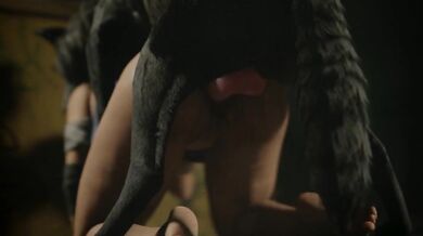 Riding the Stallion in a Pool of Cum [Jizz Benis]