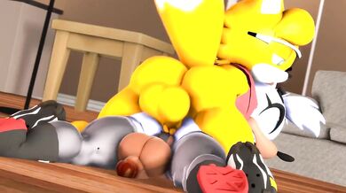 Watch this hot furry porn scene where OC and Furry are getting it on with each other while Bunger dips his dick in every hole he can find!