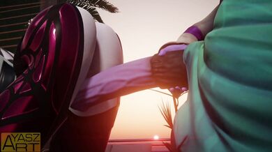 Mysterious Mistress Seduces Her Servant with a Futanari Trap
