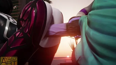 Mysterious Mistress Seduces Her Servant with a Futanari Trap