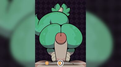 Watch the hot kobold bouncing on her perverted heros cock in Fap Hero Kobold Bounce