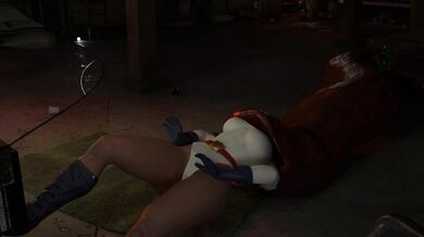 Busty, curvy MILF gets double penetrated by giant tentacle monster and her sons friend