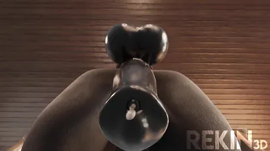 The Horseman Rides into Your Mouth and Fills You with His Cum