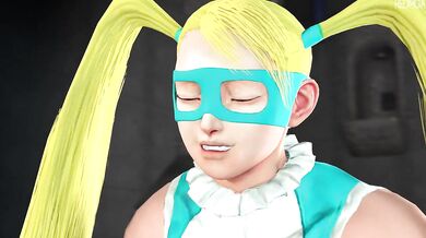 Rainbow Squirt Butt Stuff with Mika