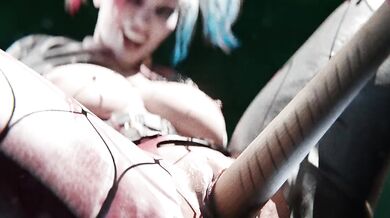 Sneaky biker chick gets caught in the act and made to pay the price!