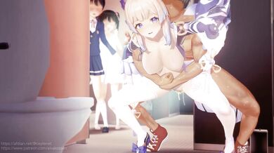 Sexy schoolgirls fight with their pencils in a world of pure imagination!