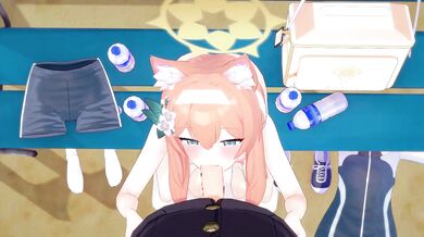 Watch as Mari takes Chriss dick in her mouth and starts sucking it like a pro She doesnt stop until shes swallowed every drop of his sweet cum!
