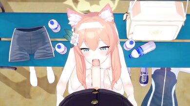 Watch as Mari takes Chriss dick in her mouth and starts sucking it like a pro She doesnt stop until shes swallowed every drop of his sweet cum!