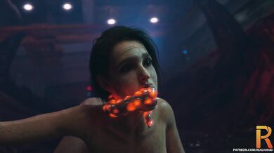 Porn star Jill is taken by the tentacles of a giant octopus in this erotic hentai fantasy