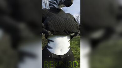 Sexy Zebra Stripes and Bouncing Tits: Rekin3Ds Hentai Adventure!