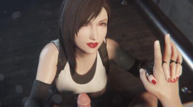 Tifa Lockhart gets a rose red facial from Bulgingsenpai in this hentai porn video!