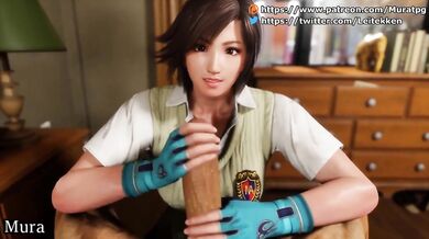 Murat finds himself lucky when Asuka offers him a handjob in the bedroom