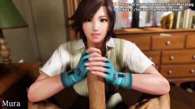 Murat finds himself lucky when Asuka offers him a handjob in the bedroom