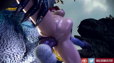 Master of the Lizards: Jessica Raspberry Taken by a Reptile-Like Rod