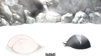 Rukia Kuchiki peaches her ass in a lewd sonk session