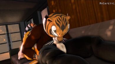 The Lion King gets a new Queen, as Simba the king mates with Tigress Master in this forbidden adult cartoon porn parody!