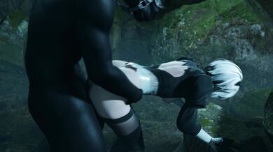 Watch this epic hentai video featuring two girls getting fucked deep in the woods by a horny Rekin3D creature