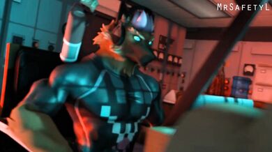 The Twisted Adventures of Mr Safety Lion and Foxy the FNAF Guard