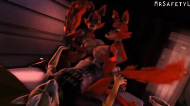 The Twisted Adventures of Mr Safety Lion and Foxy the FNAF Guard