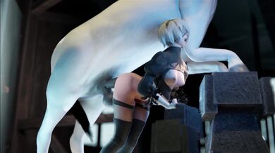 Deep Anal Infiltration in the Barn with The Bartender - A Hentai Story