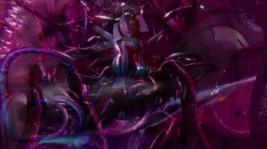 The tentacles were reaching out from the depths of hell, and my mother, the ultra, was being consumed by their writhing grasp