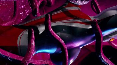 The tentacles were reaching out from the depths of hell, and my mother, the ultra, was being consumed by their writhing grasp