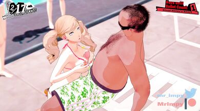 The FIVE Characters of Persona 5 Give their Bodies for the Mission - A XXX Parody