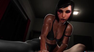Pharah gets dominated by a powerful mistress who makes her lick and suck on her feet while she enjoys every moment of it in Lidomain 7