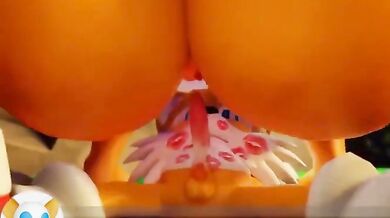 Watch me fuck the cat, with my big red lipstick on!