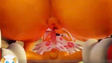 Watch me fuck the cat, with my big red lipstick on!