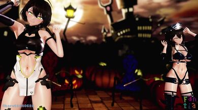 Watch as these sexy girls from Baltimore get down and dirty at a Happy Helloween dance party!